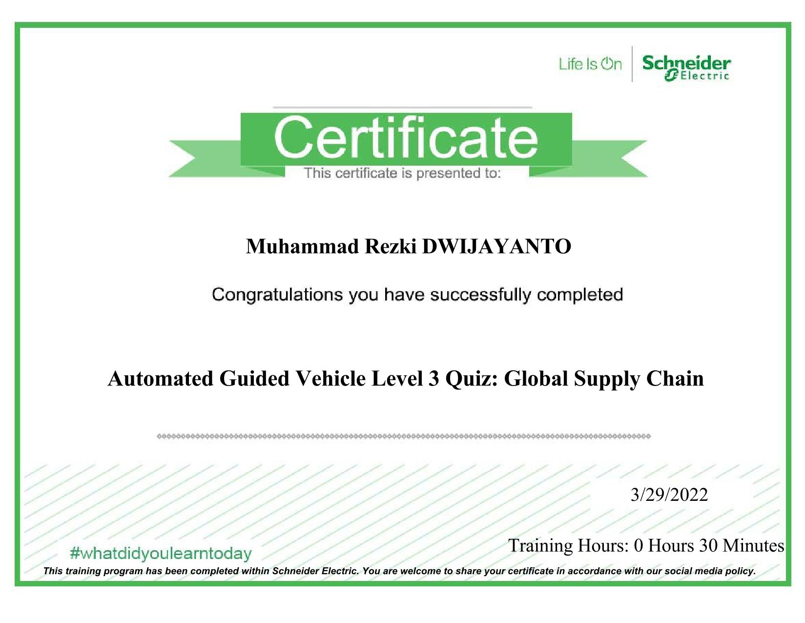 Certification L3